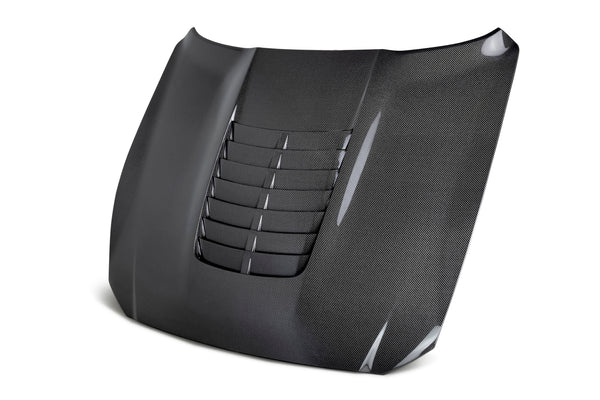 Anderson Composites 15-19 Ford Mustang Shelby GT350 Type-GTS Double Sided Carbon Fiber Hood