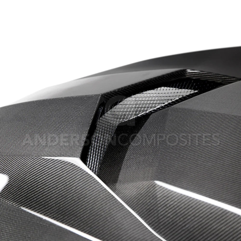 2016 - 2024 CAMARO TYPE-AZ DOUBLE SIDED CARBON FIBER HOOD