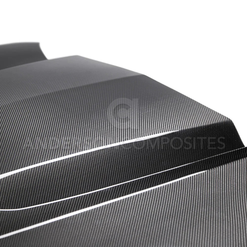 2016 - 2024 CAMARO TYPE-AZ DOUBLE SIDED CARBON FIBER HOOD