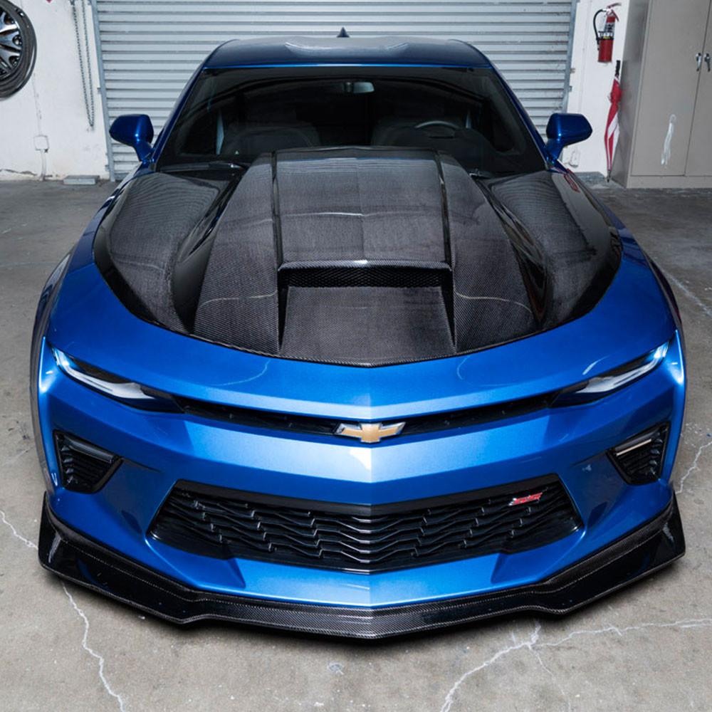 Anderson Composites 2016+ Chevy Camaro Carbon Fiber Double Sided Hood - 0