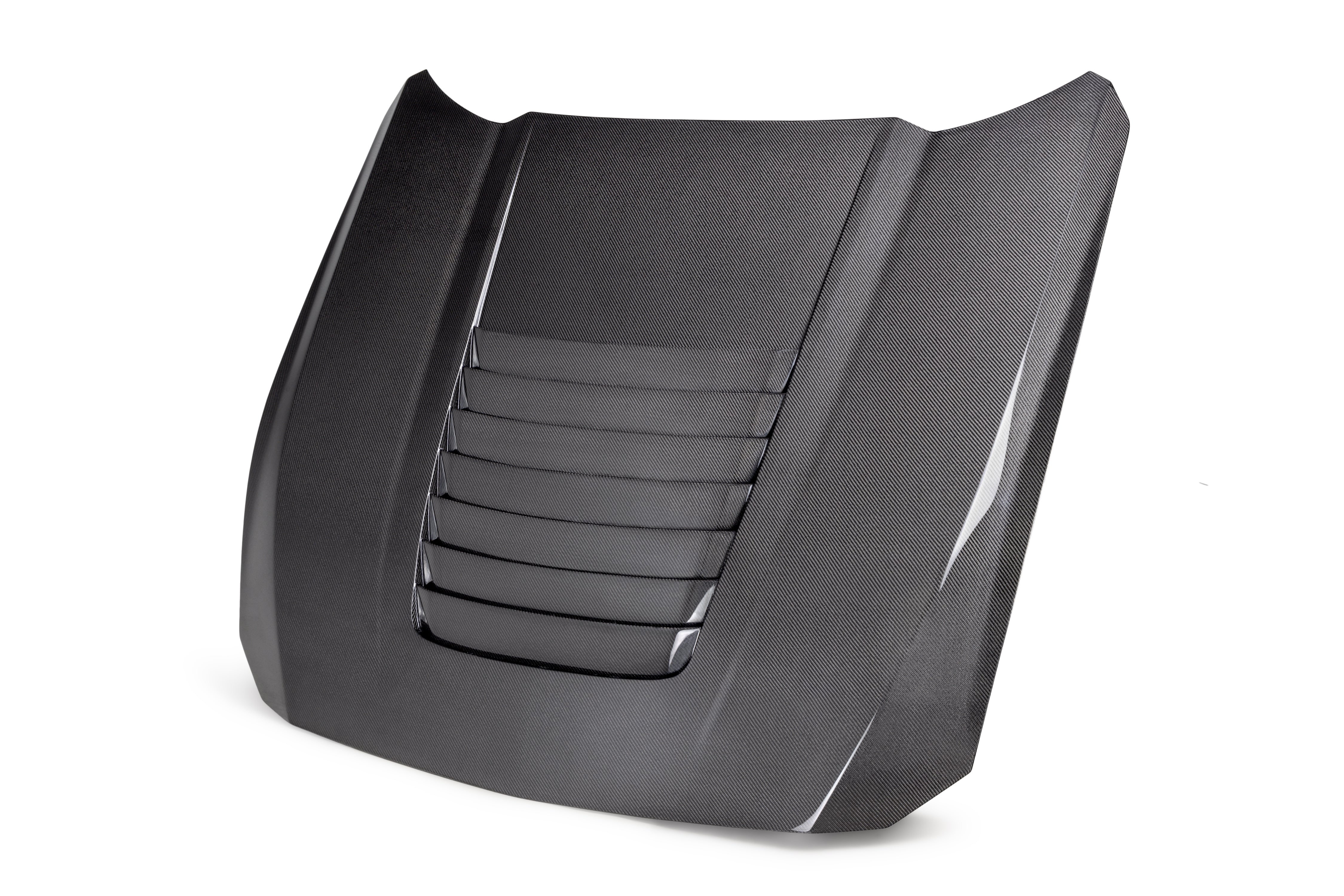 2024 FORD MUSTANG TYPE-GT5 DOUBLE-SIDED CARBON FIBER HOOD