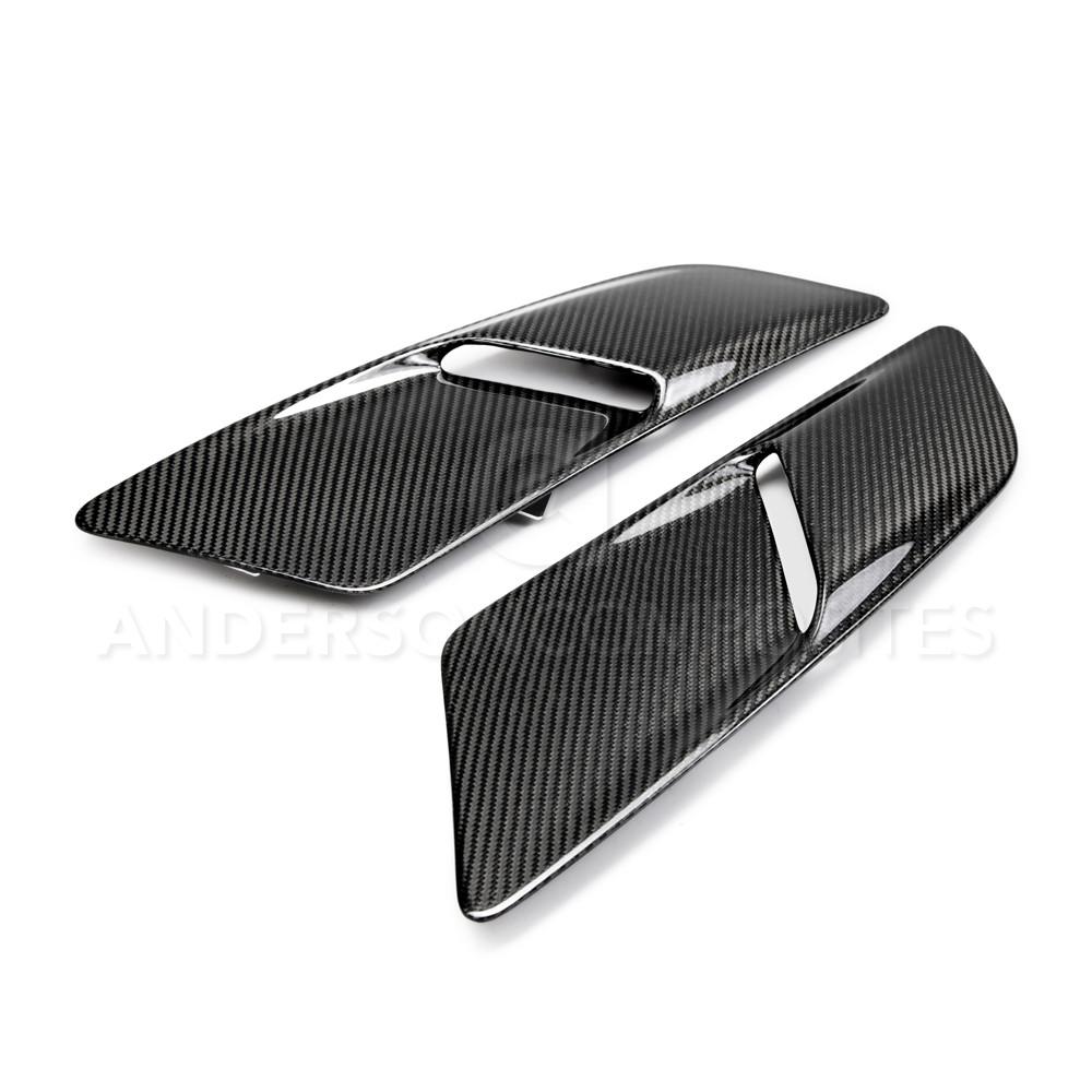 Anderson Composites 15-17 Ford Mustang GT Type-OE Hood Vents - 0