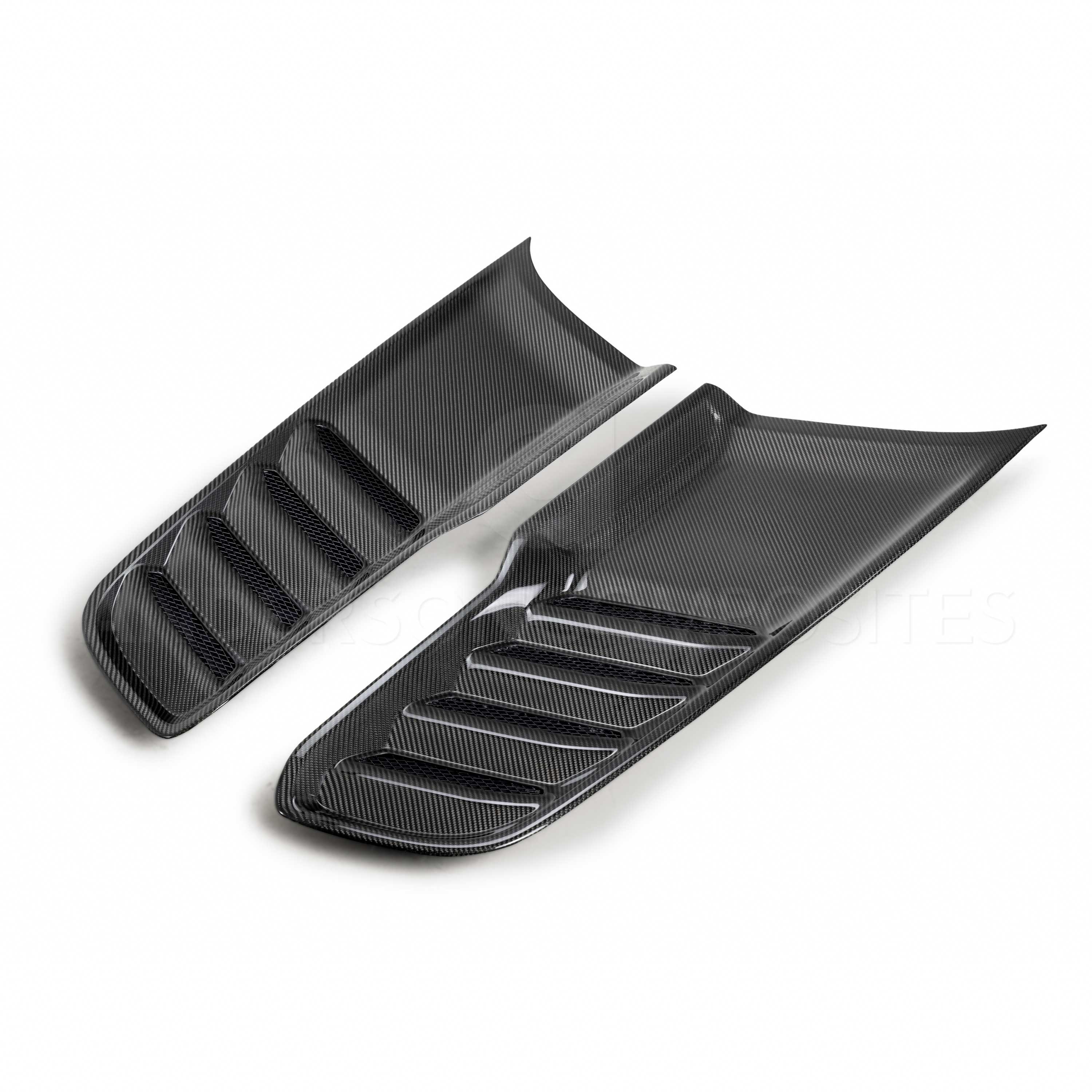 Anderson Composites 2021 Dodge RAM TRX Carbon Fiber Hood Vents - Type OE