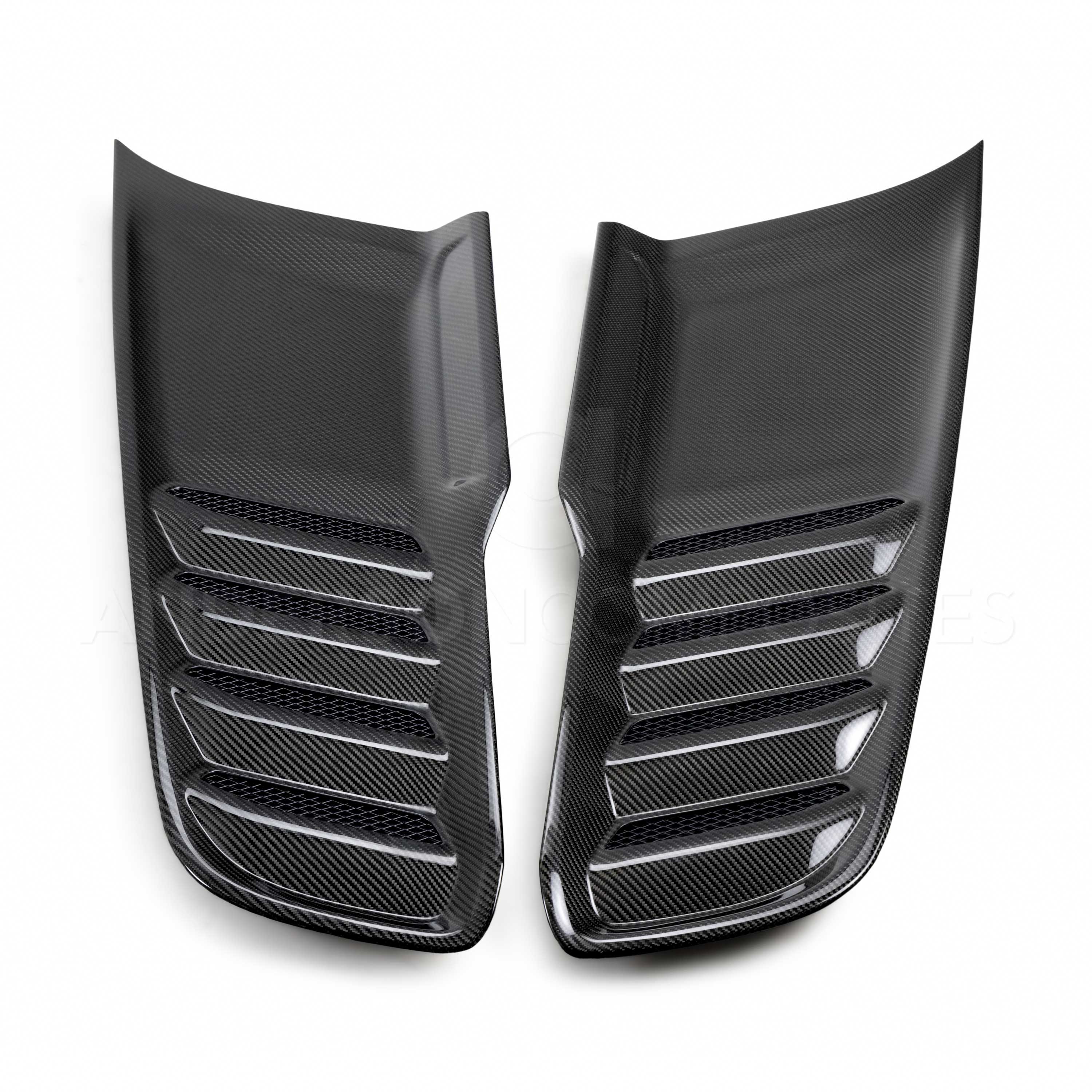 Anderson Composites 2021 Dodge RAM TRX Carbon Fiber Hood Vents - Type OE - 0