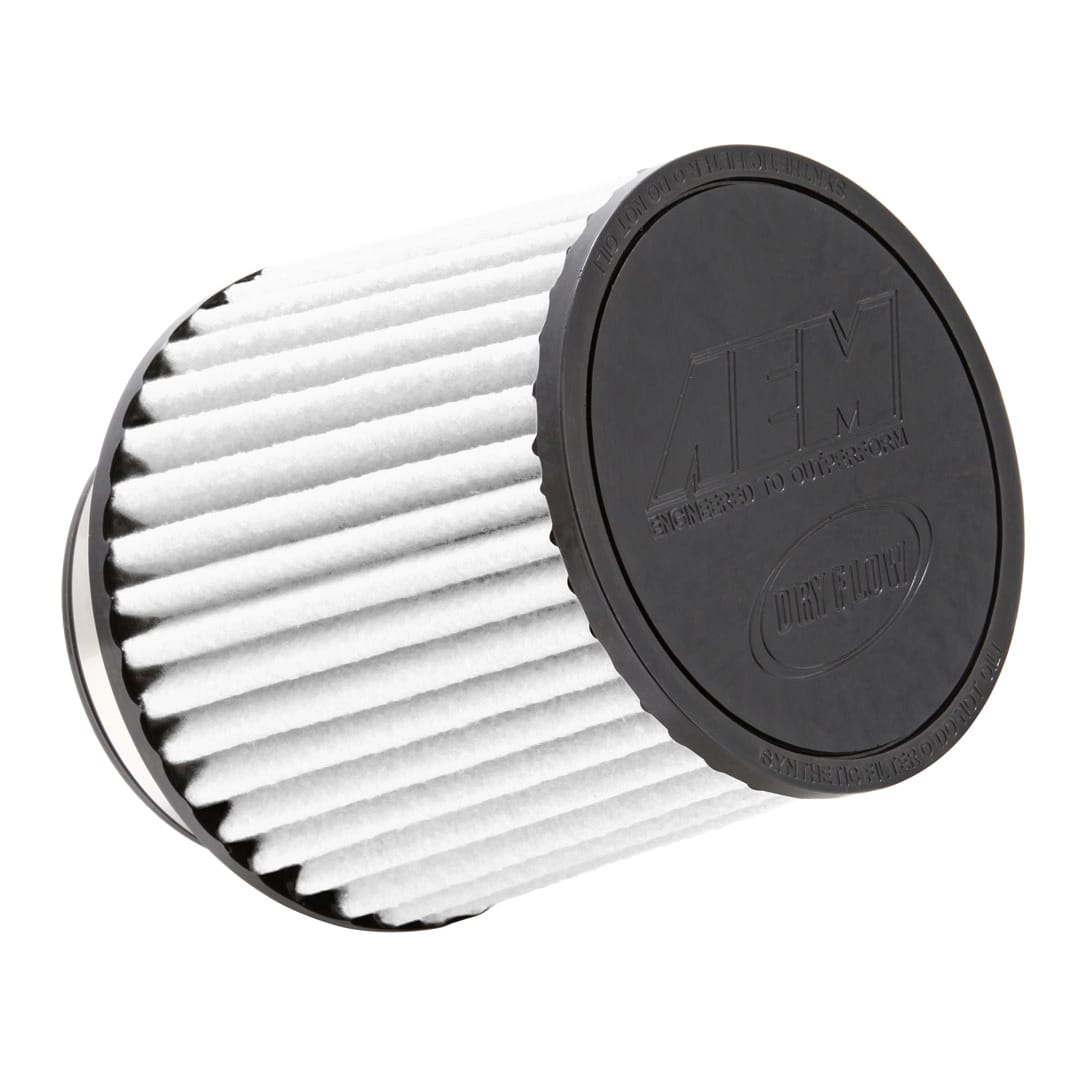 AEM Dryflow Conical Air Filter 6in Base OD x 3.5in Flange ID x 5.25in Height