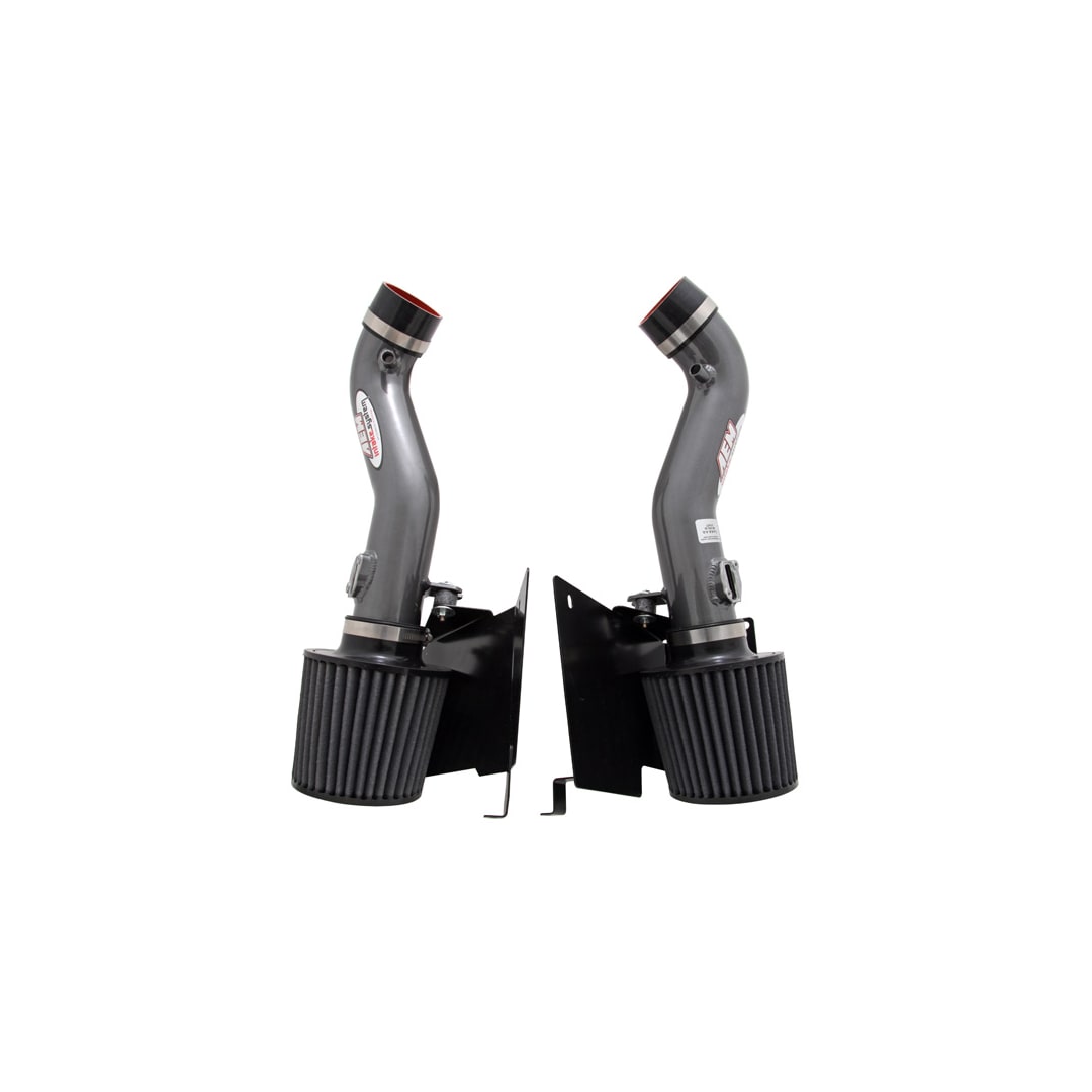 AEM 07 350z Silver Dual Inlet Cold Air Intakes w/ Heat Sheilds