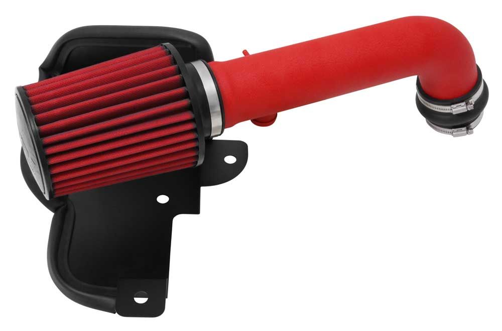 AEM MK7 Volkswagen Golf GTI/R Cold Air Intake System Wrinkle Red - 0