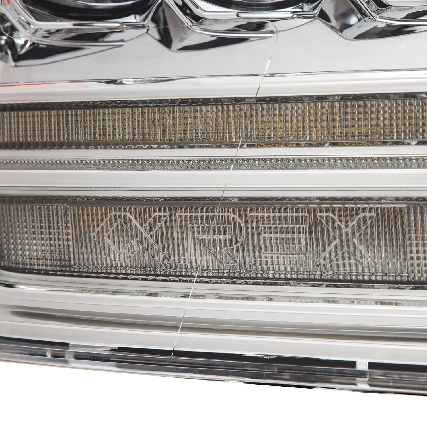 AlphaRex 09-18 Ram 2500 NOVA LED Proj Headlights Plank Style Chrome w/Activ Light/Seq Signal/DRL