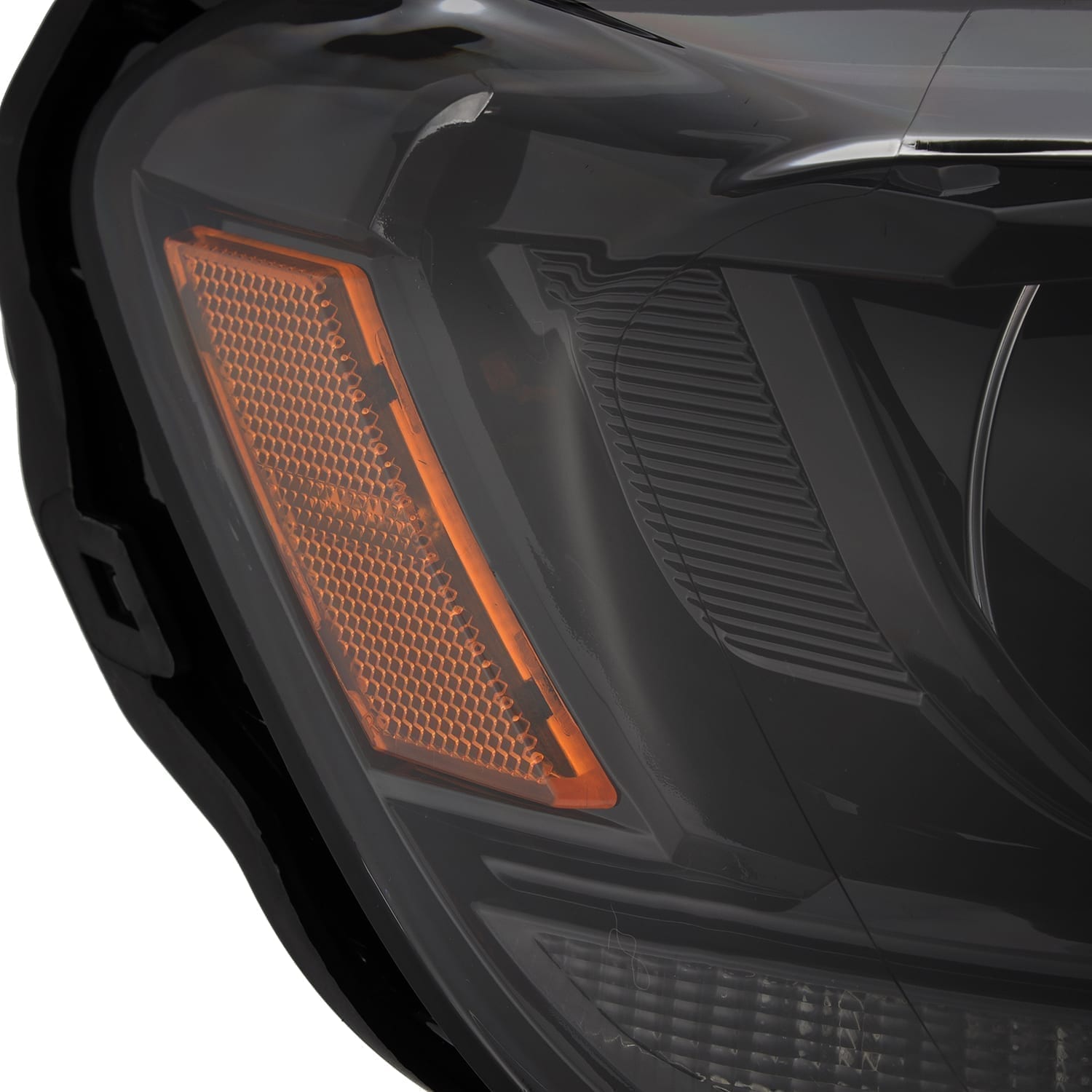 AlphaRex 19-21 Ford Ranger LUXX LED Proj Headlights Plank Style Alpha Black w/Seq Signal/DRL