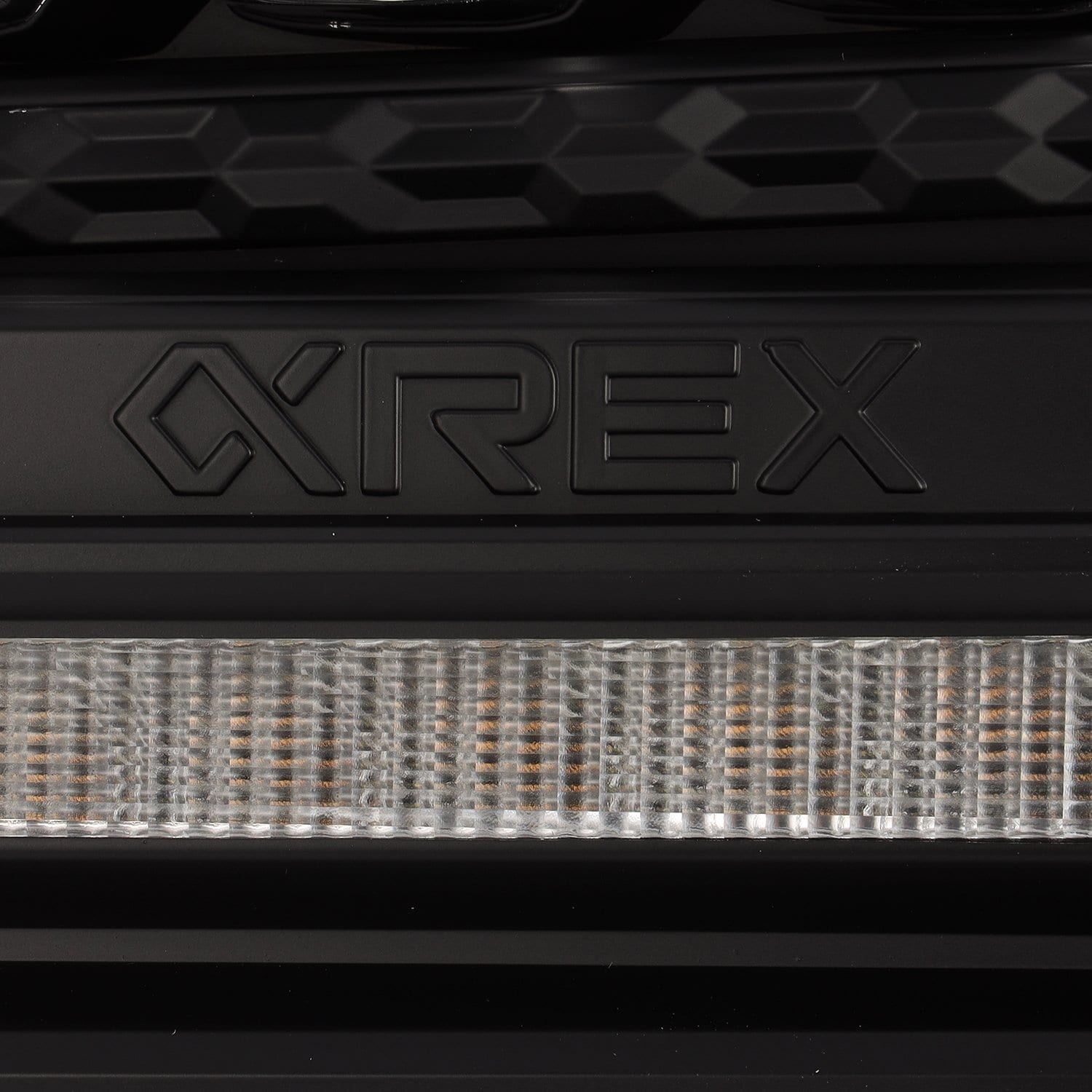 AlphaRex 14-18 GMC Sierra NOVA LED Proj Headlights Plank Style Black w/Activ Light/Seq Signal/DRL