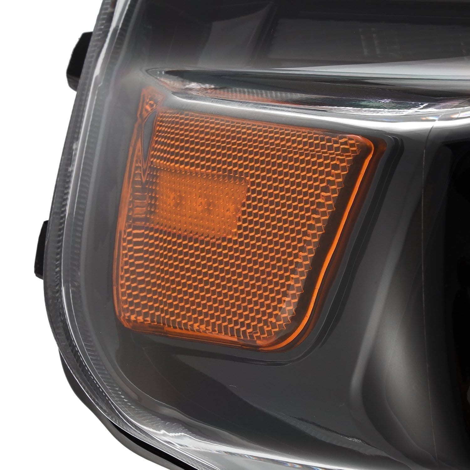 AlphaRex 10-13 Toyota 4Runner PRO-Series Proj Headlights Plank Style Alpha Blk w/Seq Signal/DRL