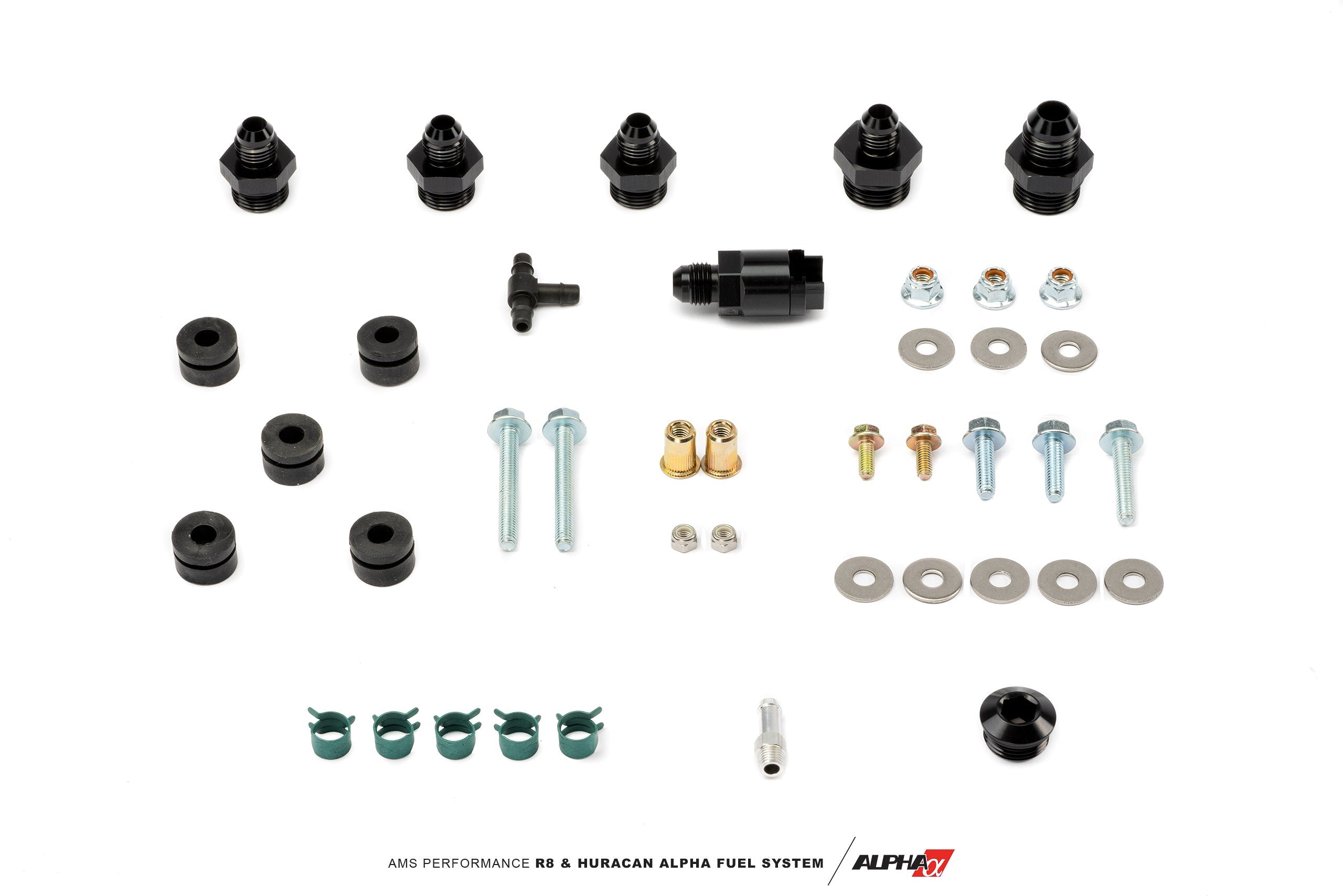 AMS Performance R8/Huracan Alpha Fuel System – Fuel Pressure Regulator + Fuel Line Kit - 0