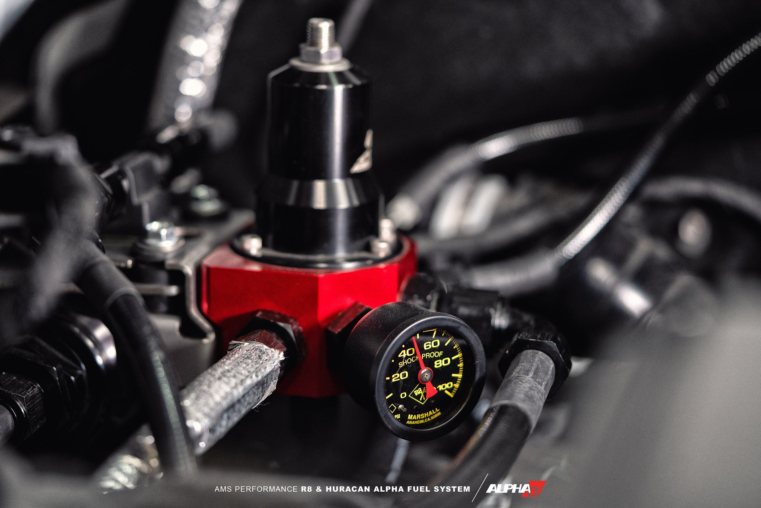 AMS Performance R8/Huracan Alpha Fuel System – Fuel Pressure Regulator + Fuel Line Kit