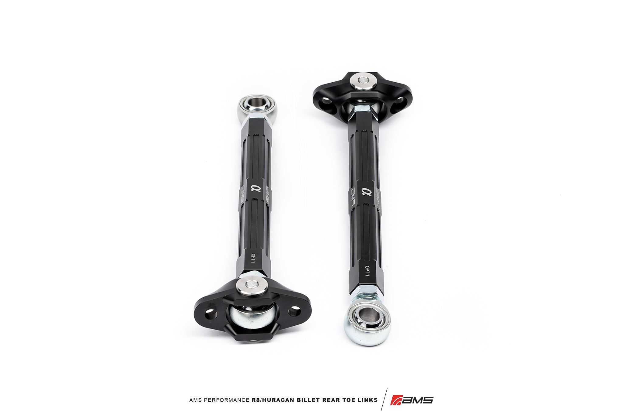 AMS PERFORMANCE R8/HURACAN BILLET REAR TOE LINKS