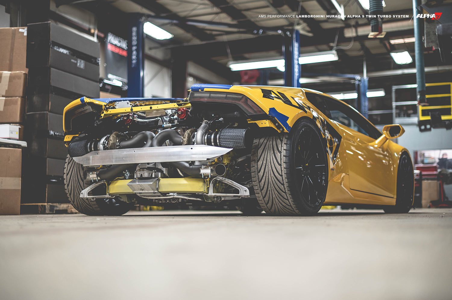 AMS PERFORMANCE LAMBORGHINI HURACAN ALPHA TWIN TURBO KIT