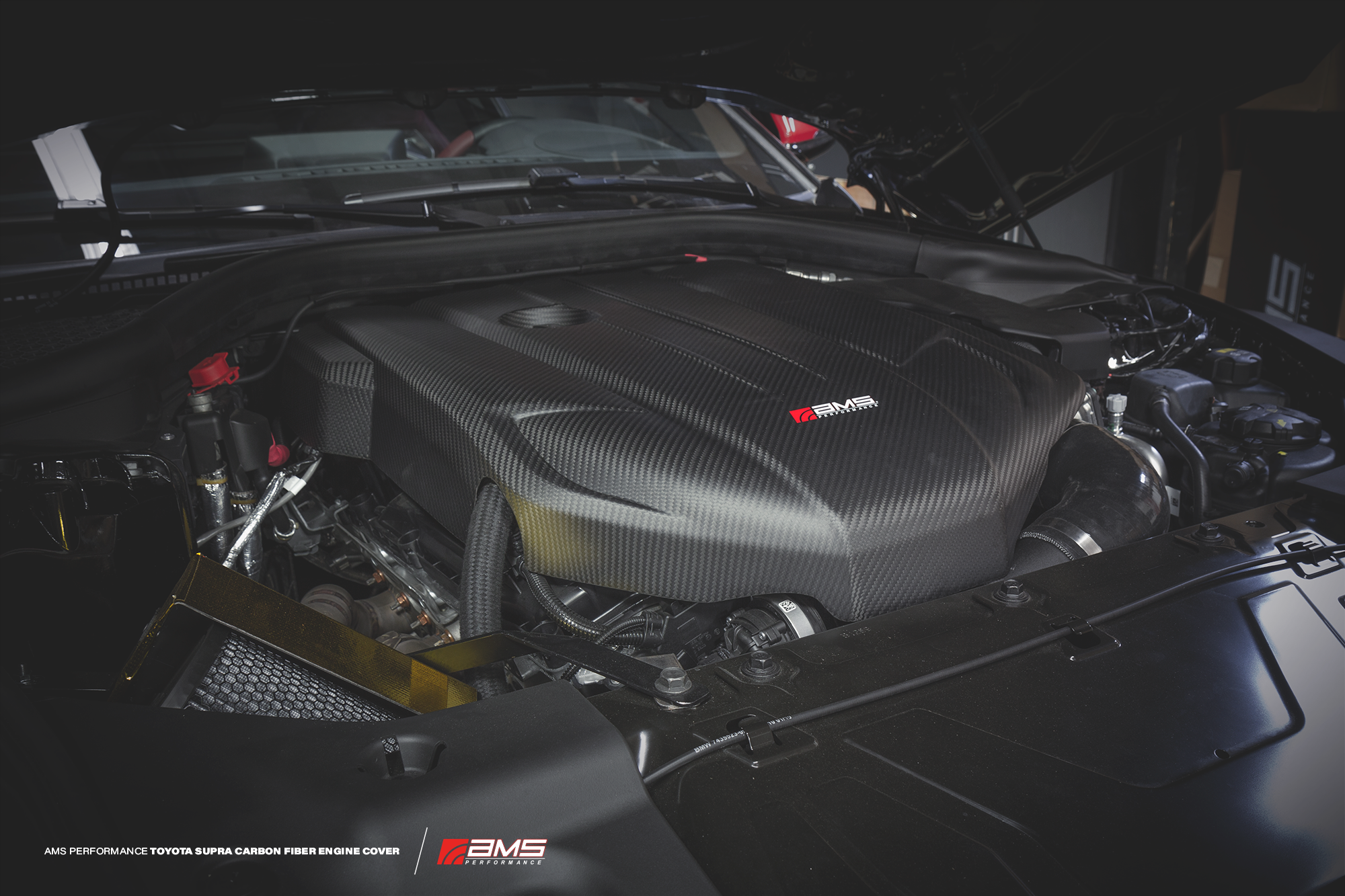 AMS Performance Toyota GR Supra Carbon Fiber Engine Cover