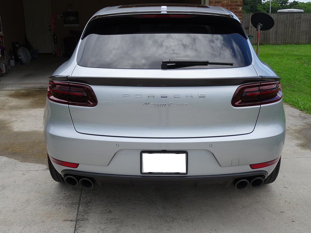 Agency Power Gloss Carbon Fiber 3 Piece Middle Spoiler Porsche Macan 95B 15-18