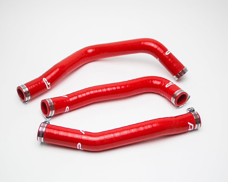 Agency Power 3pc Silicone Radiator Hose Kit Red Mitsubishi EVO X 08-15