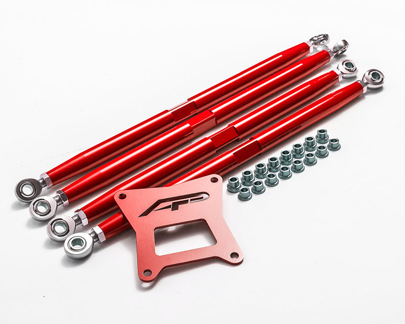 Agency Power Adjustable Rear Radius Arms Red Polaris RZR 1000 | RS1 | XP Turbo | RS1 | RS1