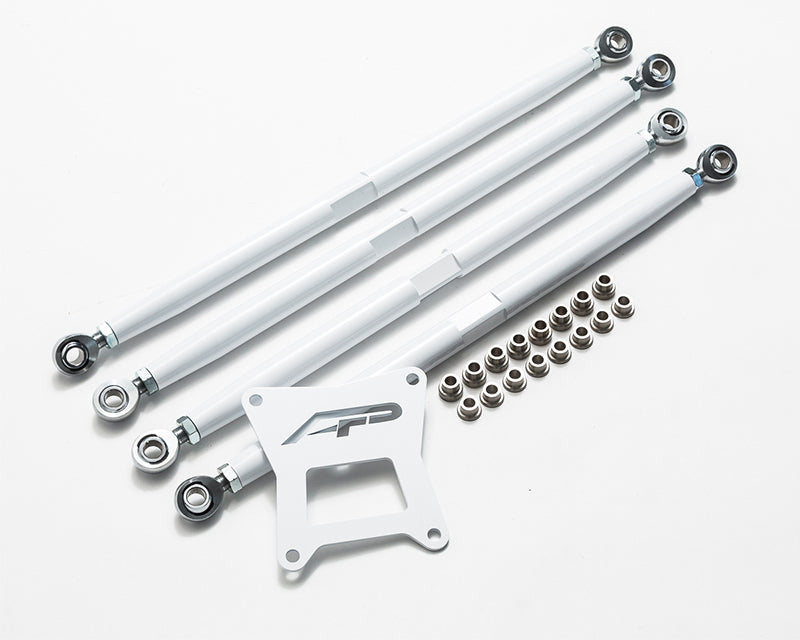 Agency Power Adjustable Rear Radius Arms White Polaris RZR 1000 | RS1 | XP Turbo | RS1 | RS1