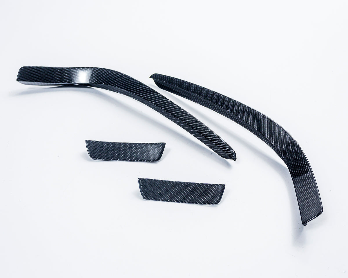 Agency Power Carbon Fiber Bumper Canards Mercedes C63 W205