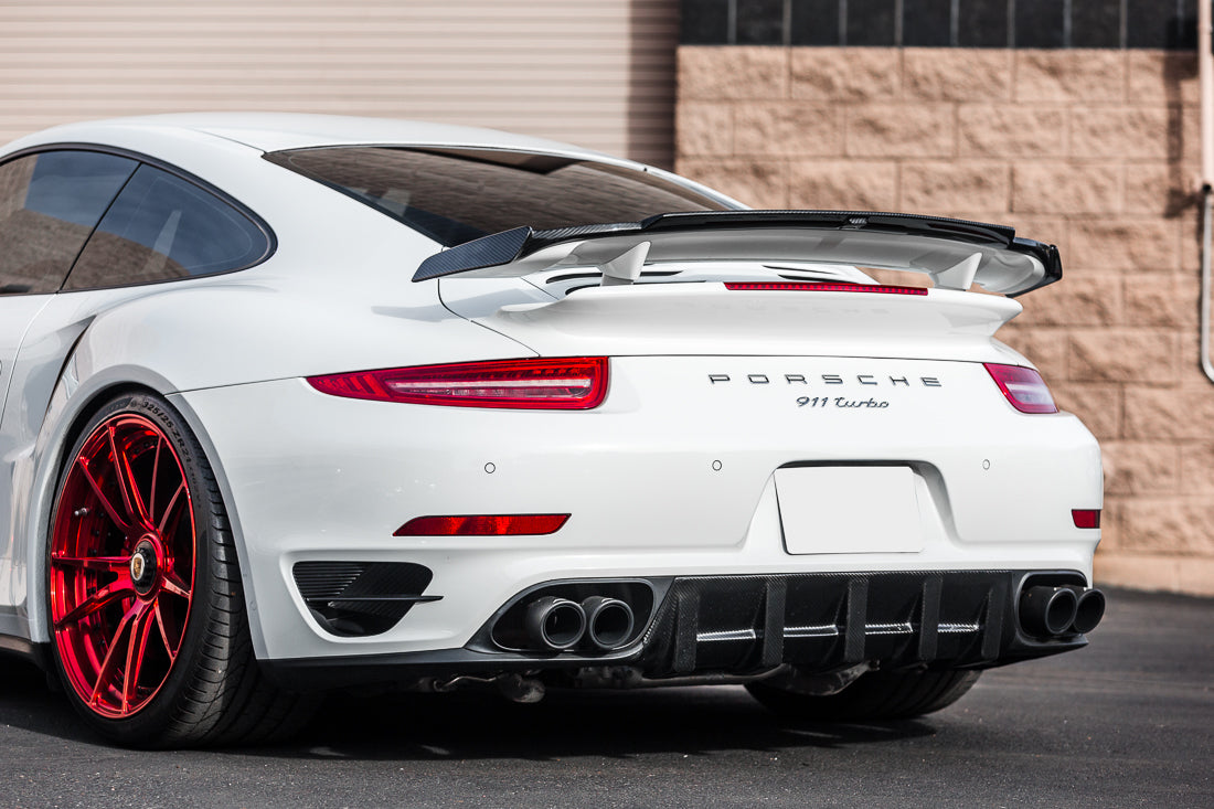 Agency Power Aeroform Carbon Fiber Wing Lip Spoiler Porsche 991 Turbo | Turbo S