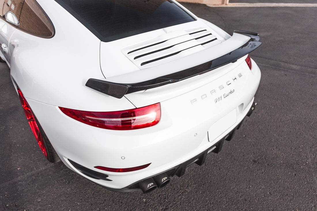 Agency Power Aeroform Carbon Fiber Wing Lip Spoiler Porsche 991 Turbo | Turbo S