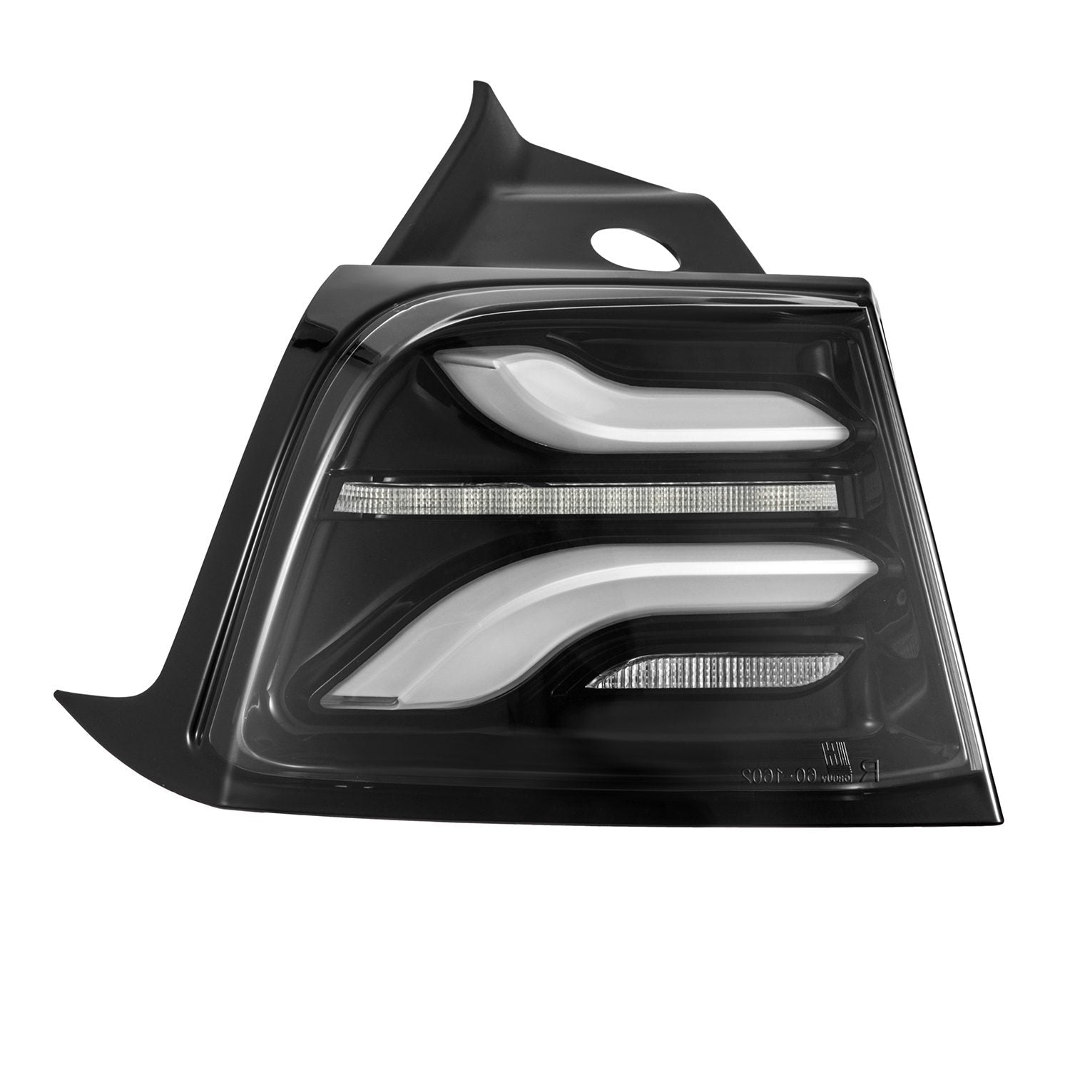 17-22 Tesla Model 3 / 20-22 Model Y (Without Stock Amber Turn Signal) PRO-Series LED Tail Lights Jet Black