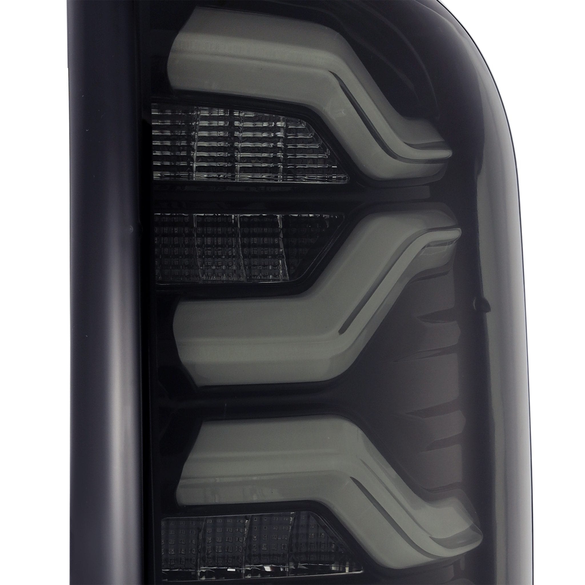 AlphaRex 16-20 Toyota Tacoma PRO-Series LED Tail Lights Jet Black - 0