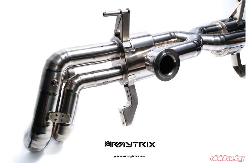 ARMYTRIX Titanium Valvetronic Catback Exhaust System Dual Carbon Tips Audi R8 V10 MKI 2009-2012 - 0