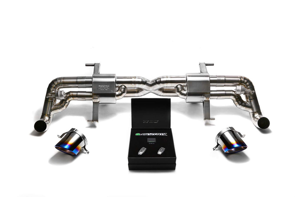 ARMYTRIX Titanium Valvetronic Exhaust System Audi R8 V8 4.2L FSI 2014-2015