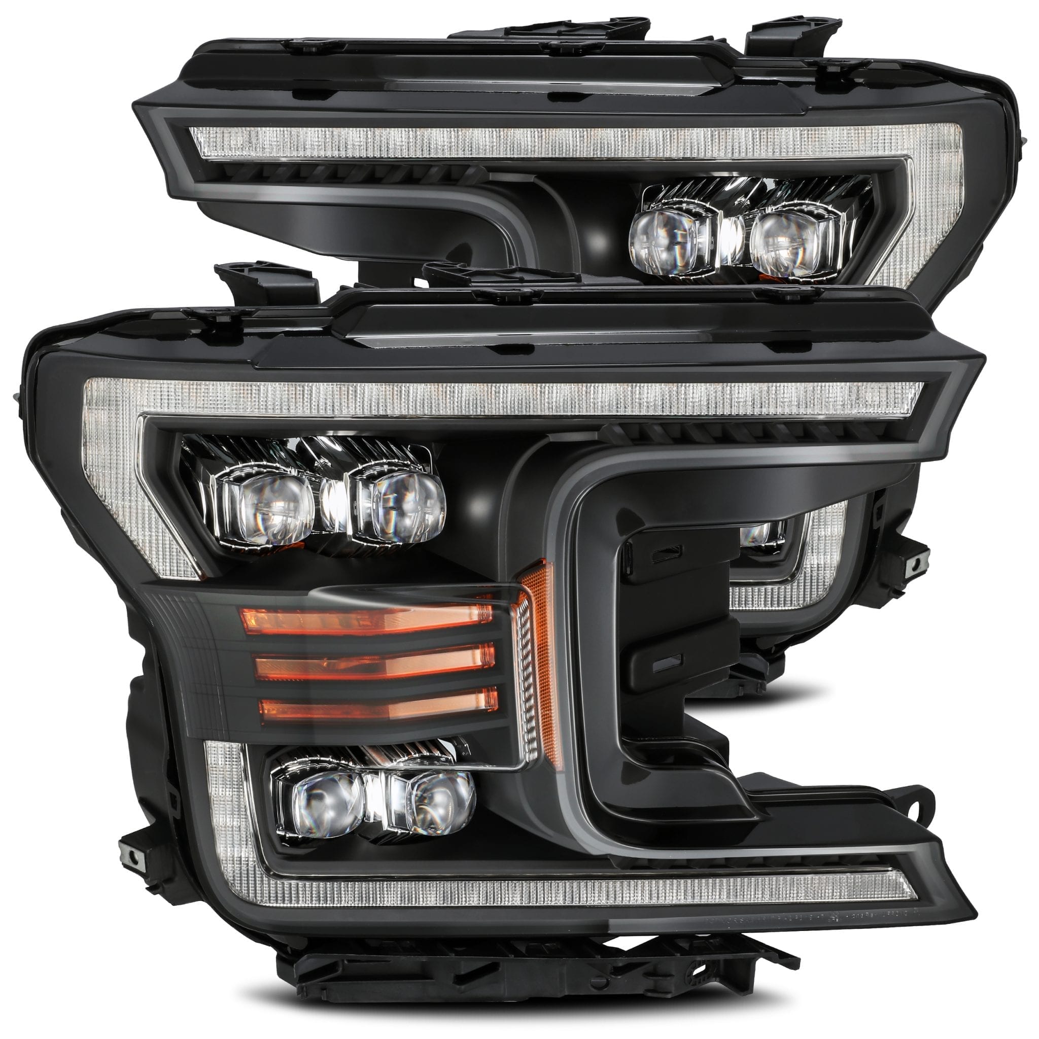 18-20 Ford F150 NOVA-Series LED Projector Headlights Black