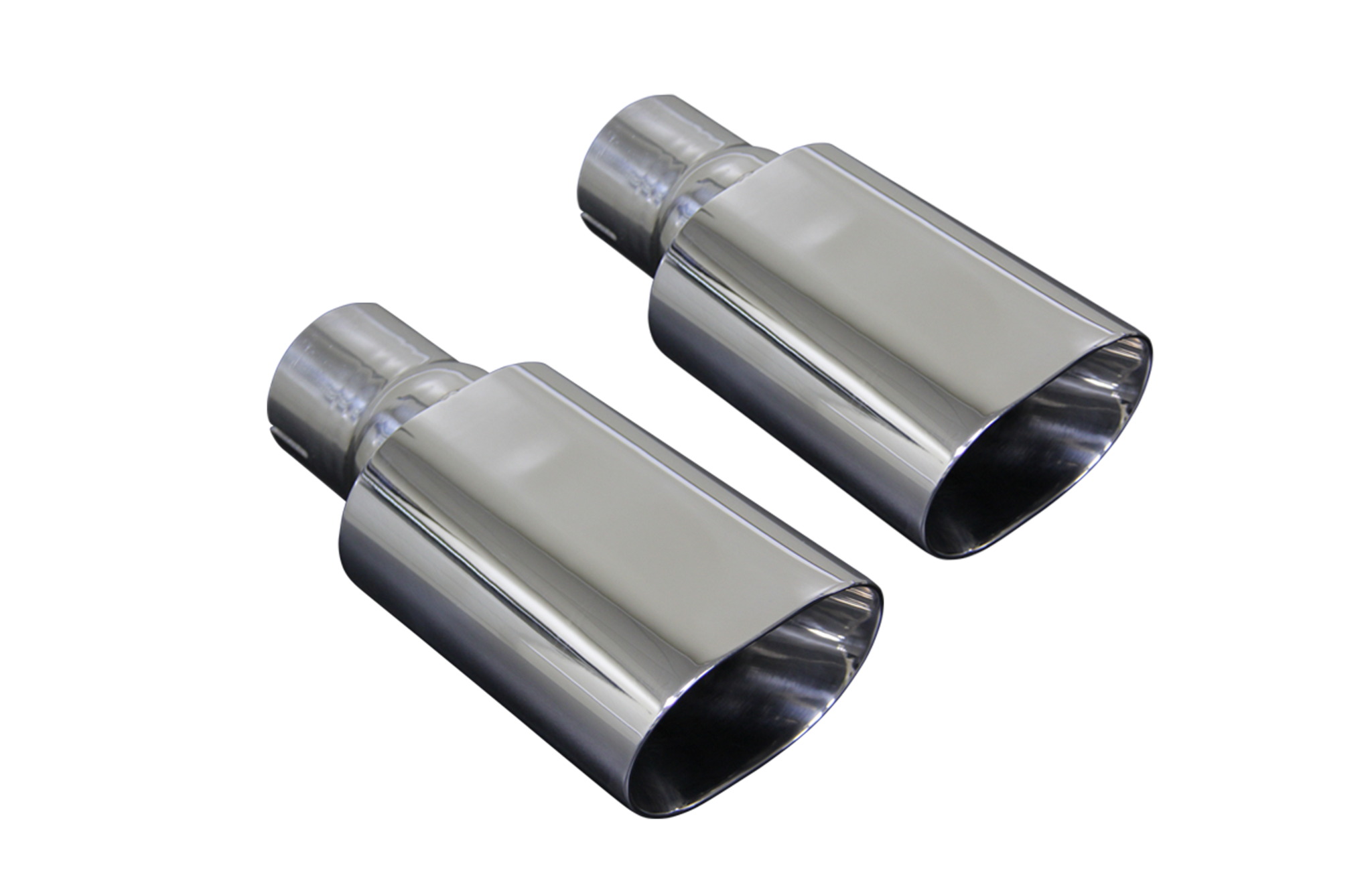 ARH Chevelle Tips - Double Walled, Polished Stainless Steel