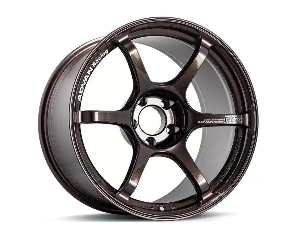 Advan RG-4 18x9.5 +45 5-100 Racing Copper Bronze Wheel