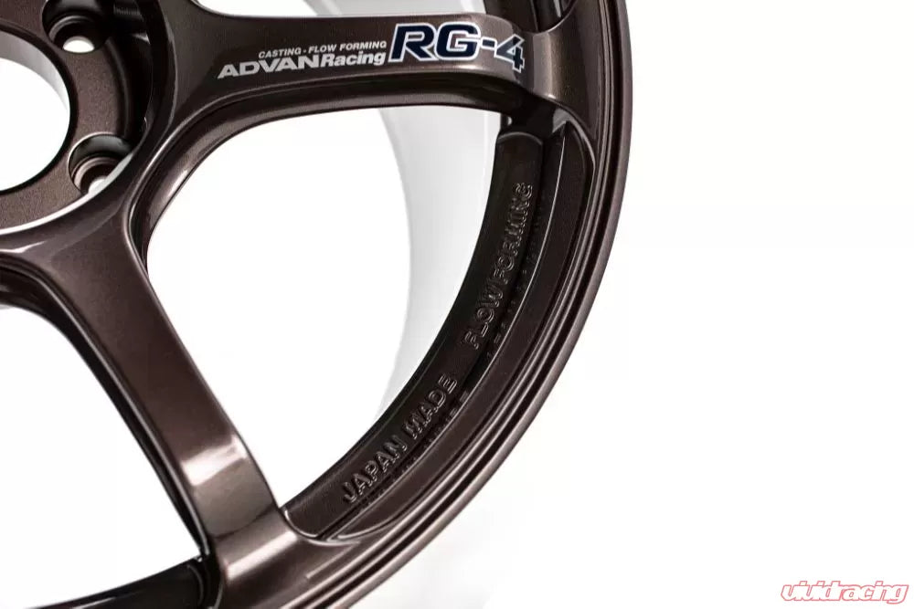 Advan RG-4 18x9.5 +45 5-100 Racing Copper Bronze Wheel