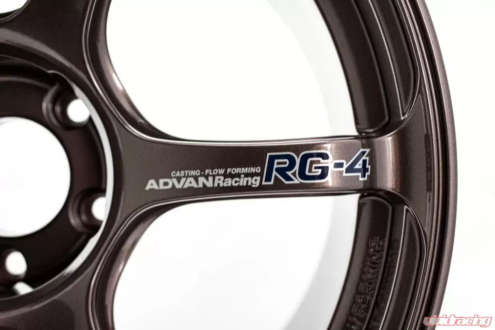 Advan RG-4 18x9.5 +45 5-100 Racing Copper Bronze Wheel