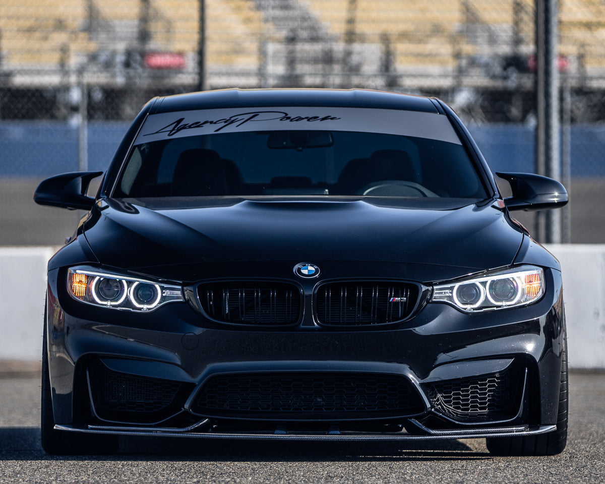 Agency Power Aeroform Carbon Fiber 3 Piece Front Lip BMW F82 F80 M4 M3 15-20