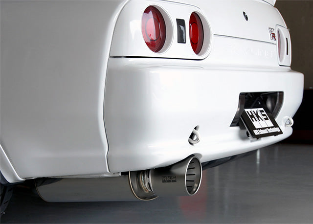 HKS 89-94 Nissan Skyline GT-R E-BNR32 RB26DETT URBAN MATTE Edition Super Turbo Muffler - 0