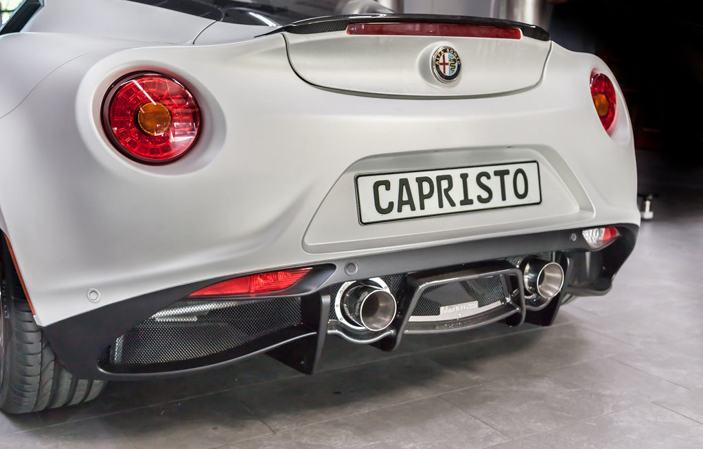 Alfa Romeo 4C - Free Flow Exhaust System & Carbon Diffuser