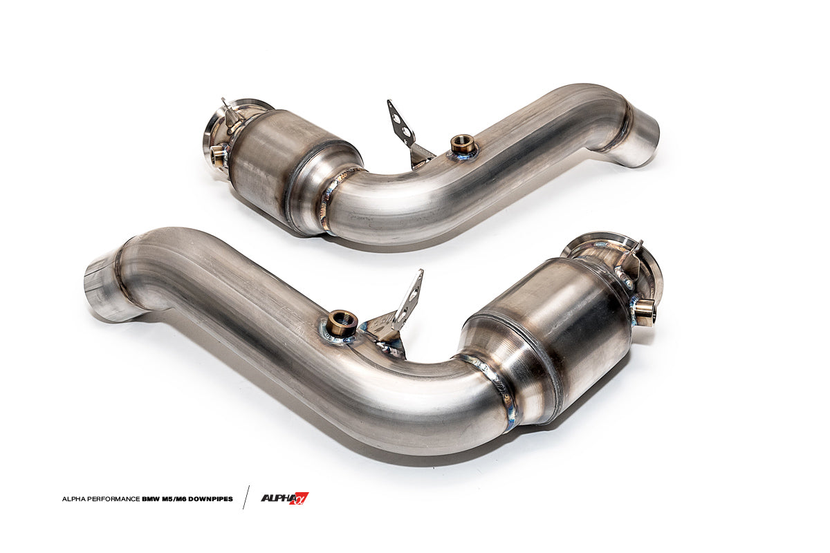 Alpha Performance BMW M5/M6 Downpipes w/Cat Converters