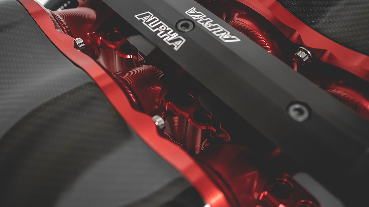 ALPHA PERFORMANCE 18 INJECTOR R35 GT-R CARBON FIBER INTAKE MANIFOLD