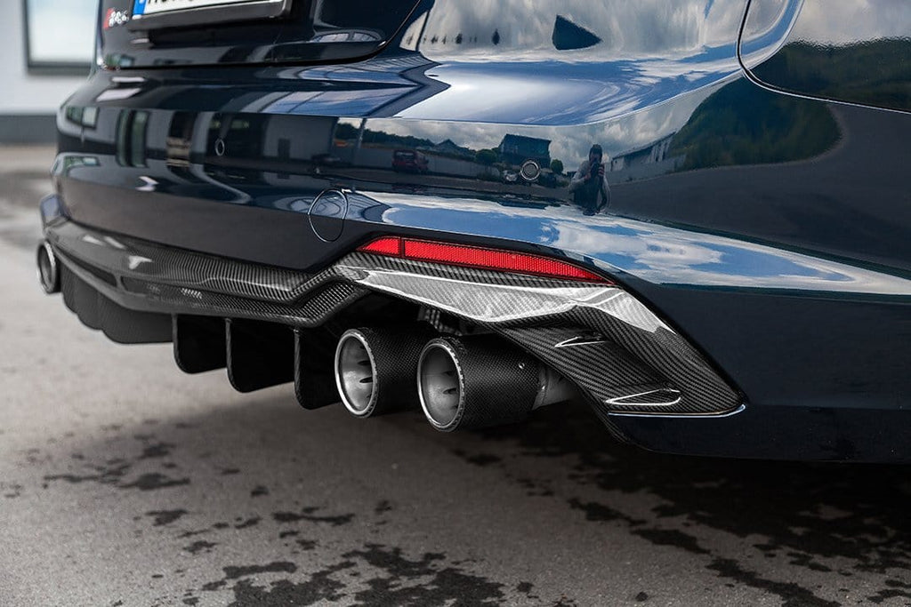 Audi RS5 (B9/F5) Valved Catback Exhaust System, Carbon Tips, With CES-3