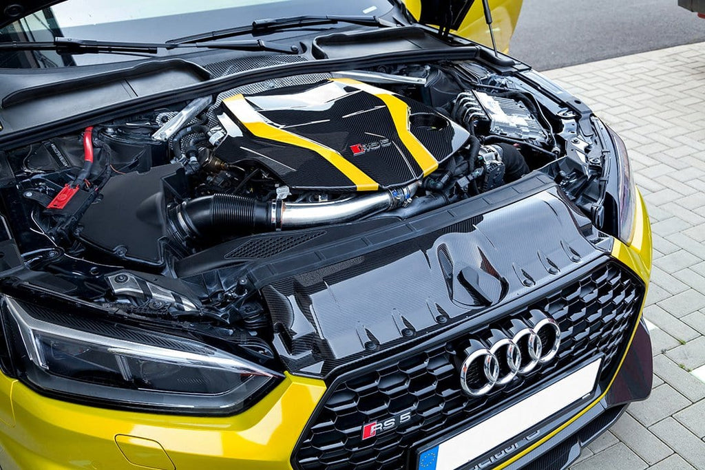 Audi RS5 (F5) - Carbon Fiber Engine Cover & Lock Cover Set