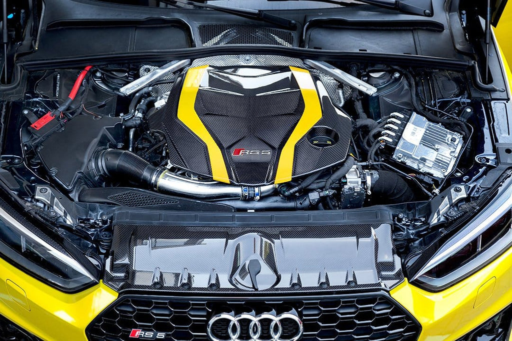 Audi RS5 (F5) - Carbon Fiber Engine Cover & Lock Cover Set - 0