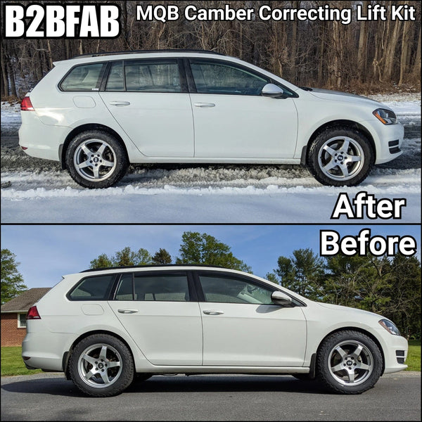 B2BFAB Mk7 Alltrack / Golf / GTI / Golf R / Sportwagen Camber Correcting Lift Kit - 0