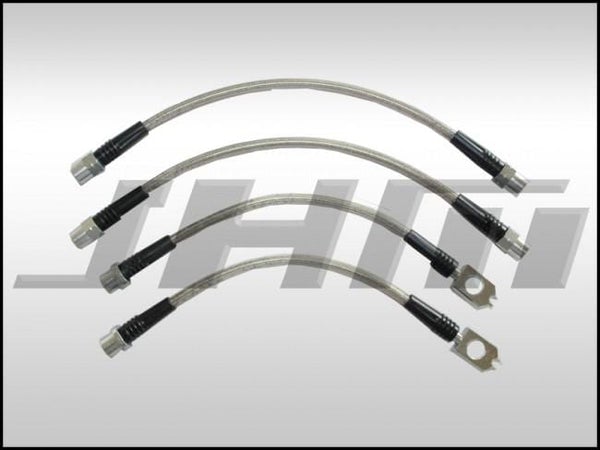 JHM Stainless Brake Line Kit VW/Audi / 8P A3 / EOS / Mk5 - 6 Golf / Jetta