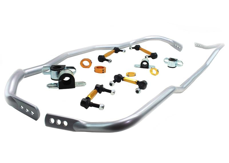 Whiteline 15-20 Ford Mustang GT/GT Premium/EcoBoost/EcoBoost Premium Front & Rear Sway Bar Kit