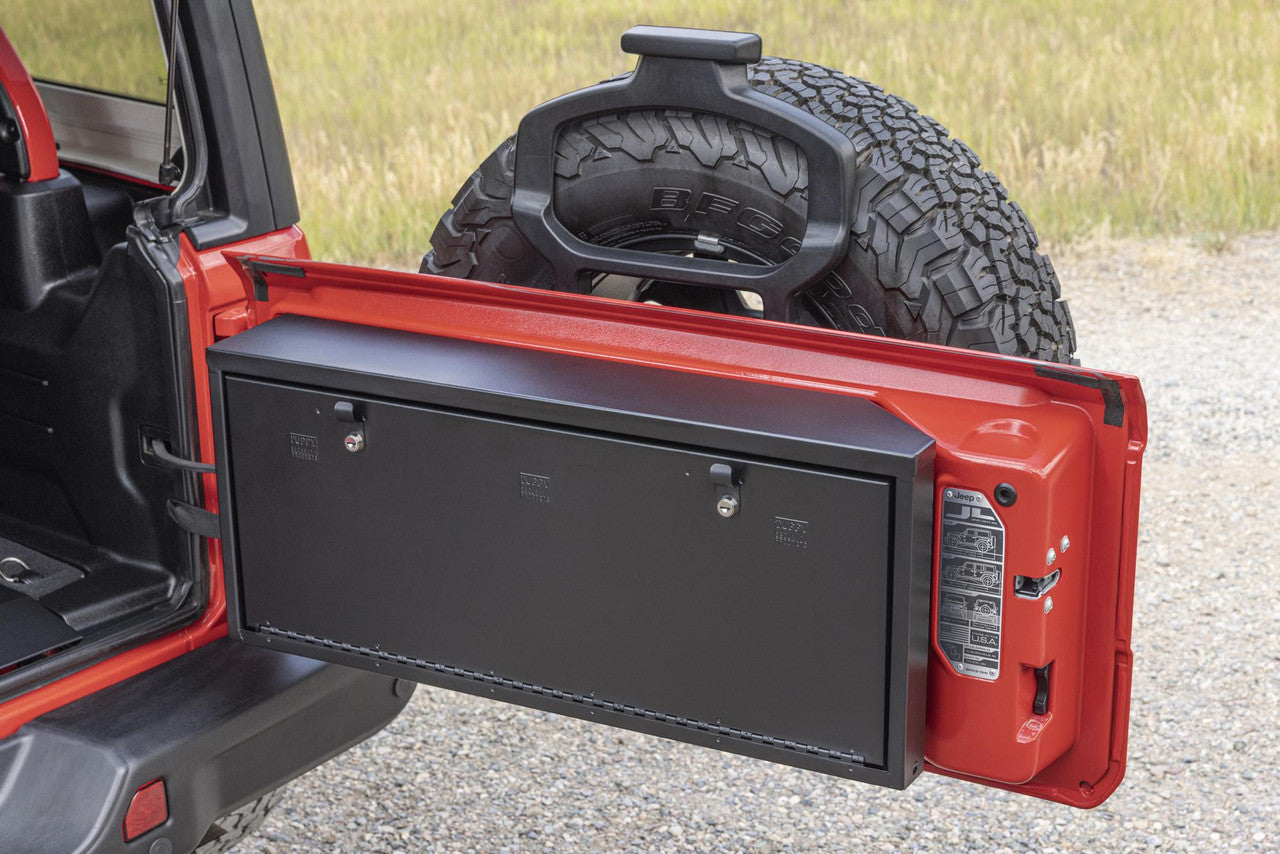 Tuffy Tailgate Lockbox W/ Keyed Lock For Jeep Wrangler