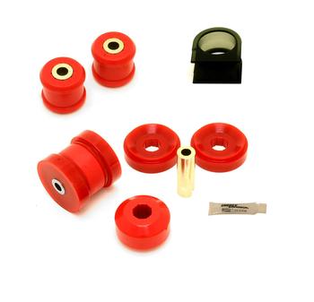 BMR 10-15 5th Gen Camaro Front Suspension Bushing Kit (BK008 BK018 BK019) - Black/Red