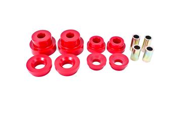 BMR 10-15 5th Gen Camaro Rear Cradle Pro Version Full Bushing Kit (Polyurethane) - Red